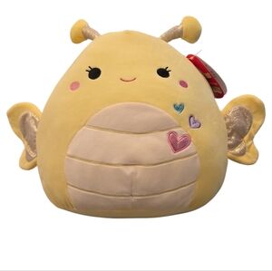 NWT NIXIE 11" BUTTERFLY SQUISHMALLOW. YELLOW PLUSH. KELLYTOY.